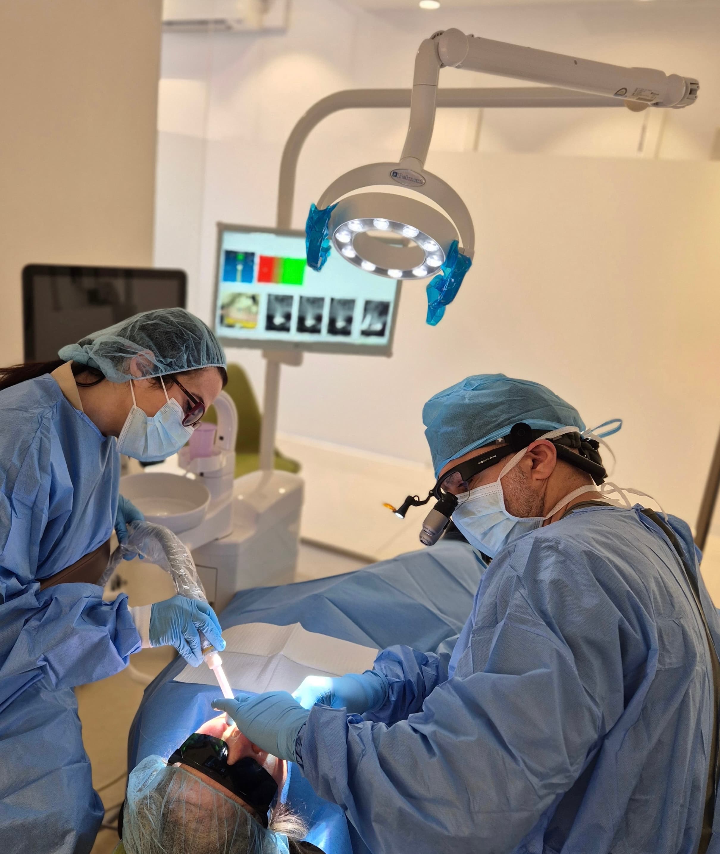 Specialist periodontal treatment setup
